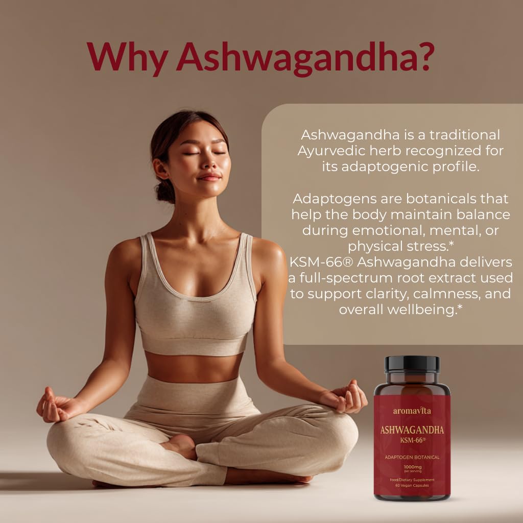 Apoyo al sueño con AROMAVITA Ashwagandha