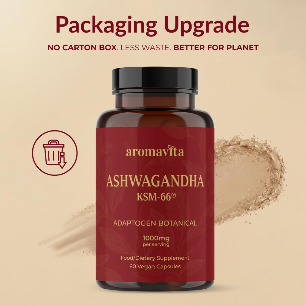 Cápsulas suaves de AROMAVITA Ashwagandha fáciles de tragar