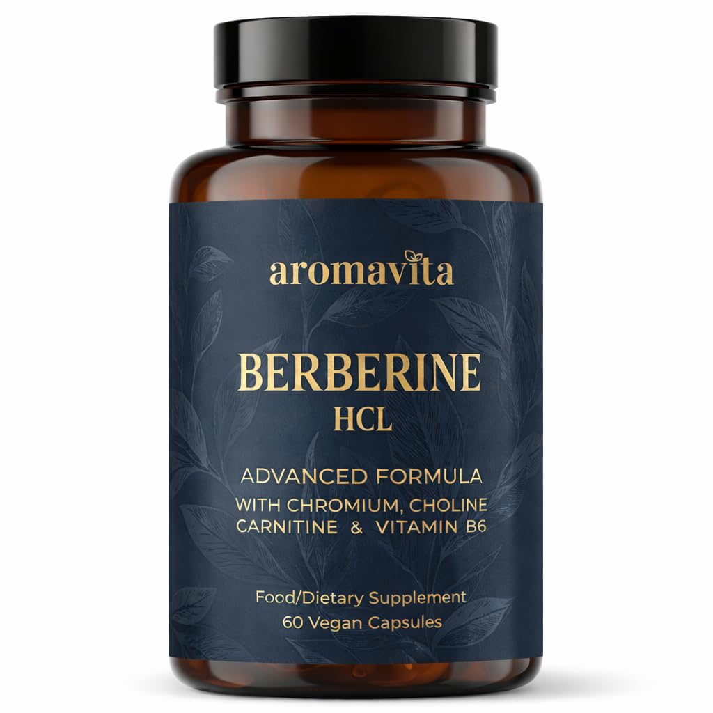AROMAVITA Berberina HCL Rebersa en botella para apoyo al equilibrio glucémico