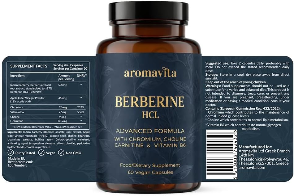 AROMAVITA Vitamina B6 para metabolismo del glicogeno