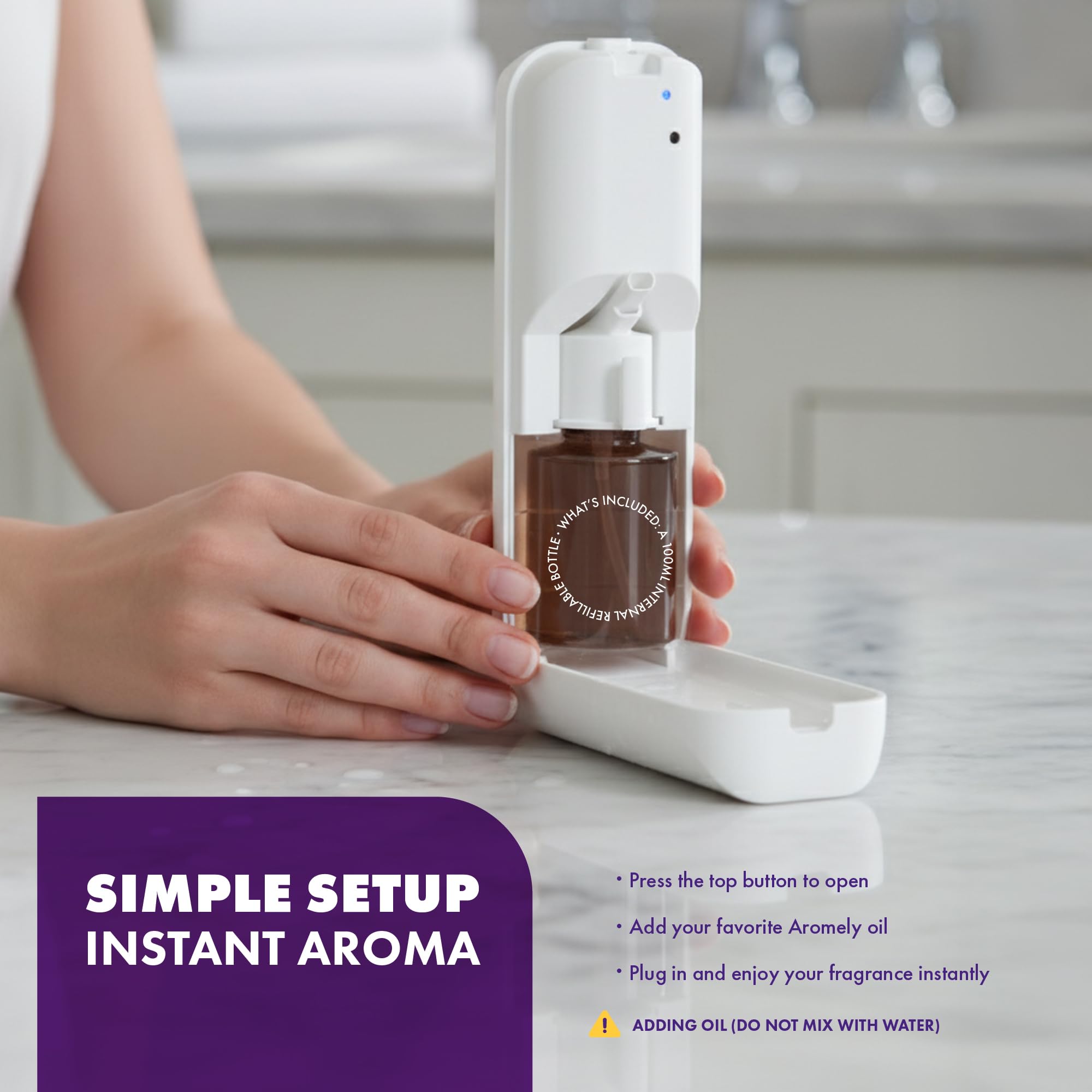 AROMELY ARO Bliss - tanque de 100 ml para menos recargas