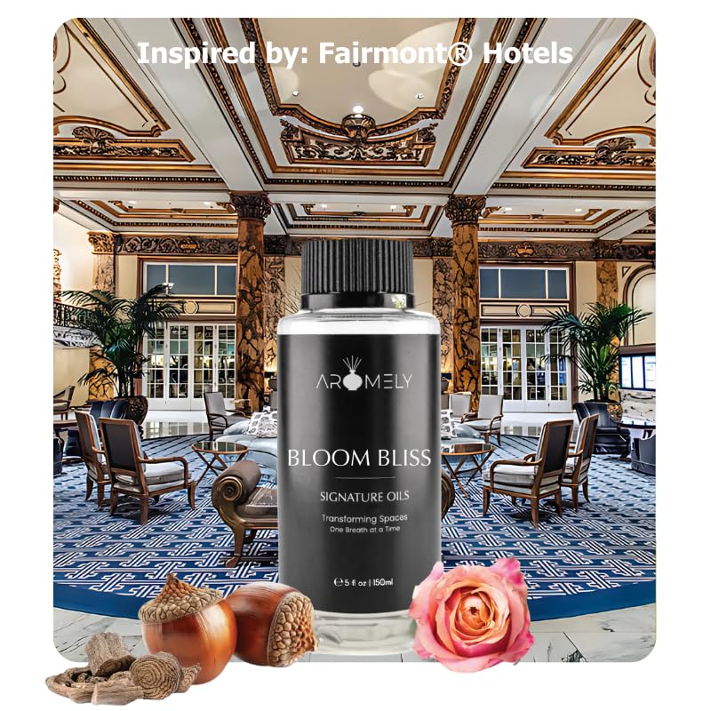 AROMELY Bloom Bliss, niebla nano: cobertura prolongada en espacios grandes