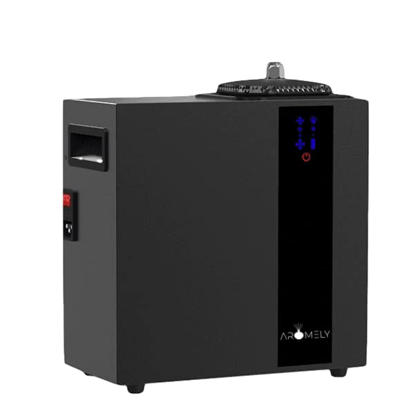 AROMELY difusor-olfacto-inteligente-negro para espacios amplios con control remoto