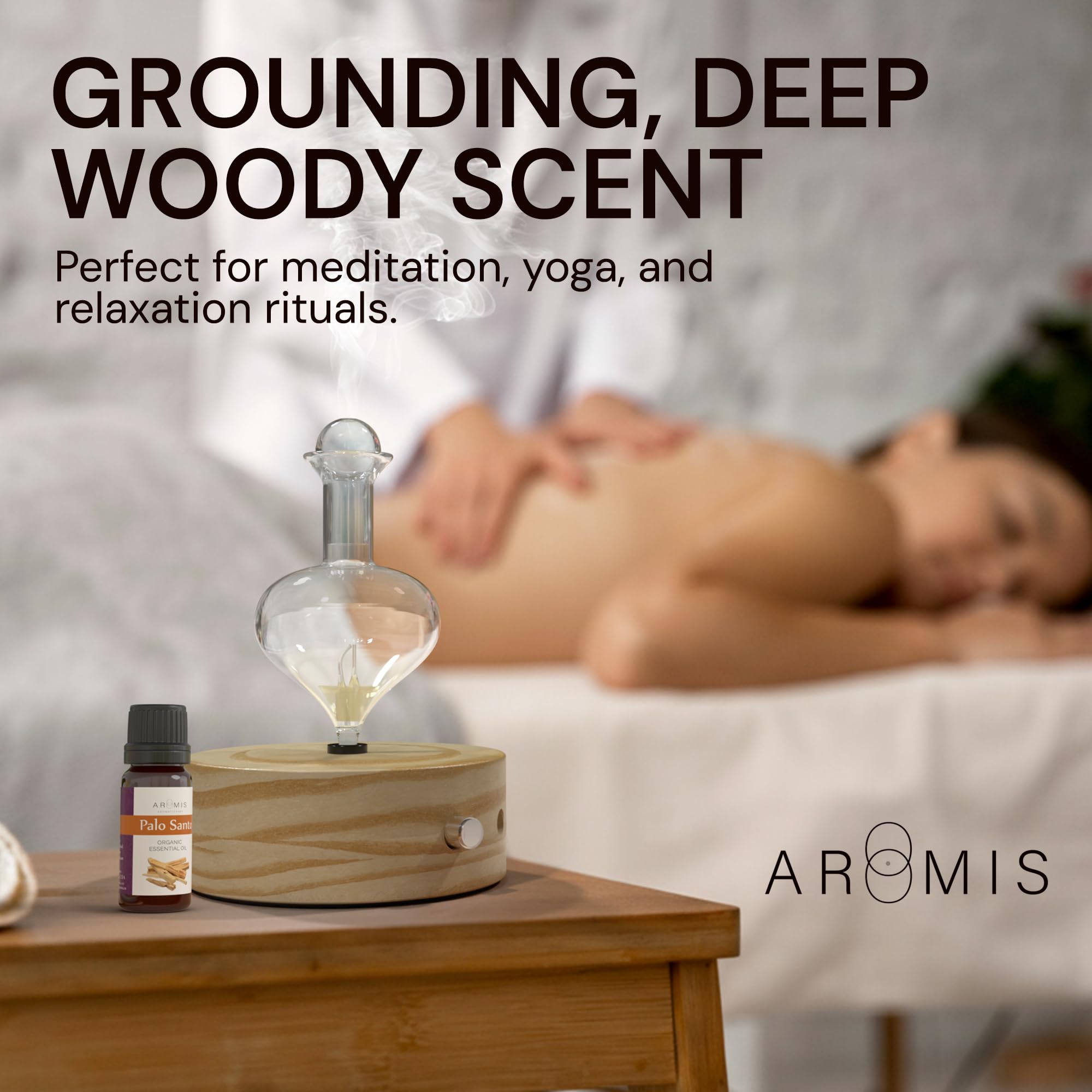 ArOmis Aromatherapy Palo Santo – origen selvático y sostenible, con práctica responsable.