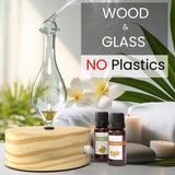 ArOmis base de madera de pino natural realza la elegancia del difusor