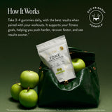 Arrae gomas sabor manzana verde ácida, ideal para consumo diario