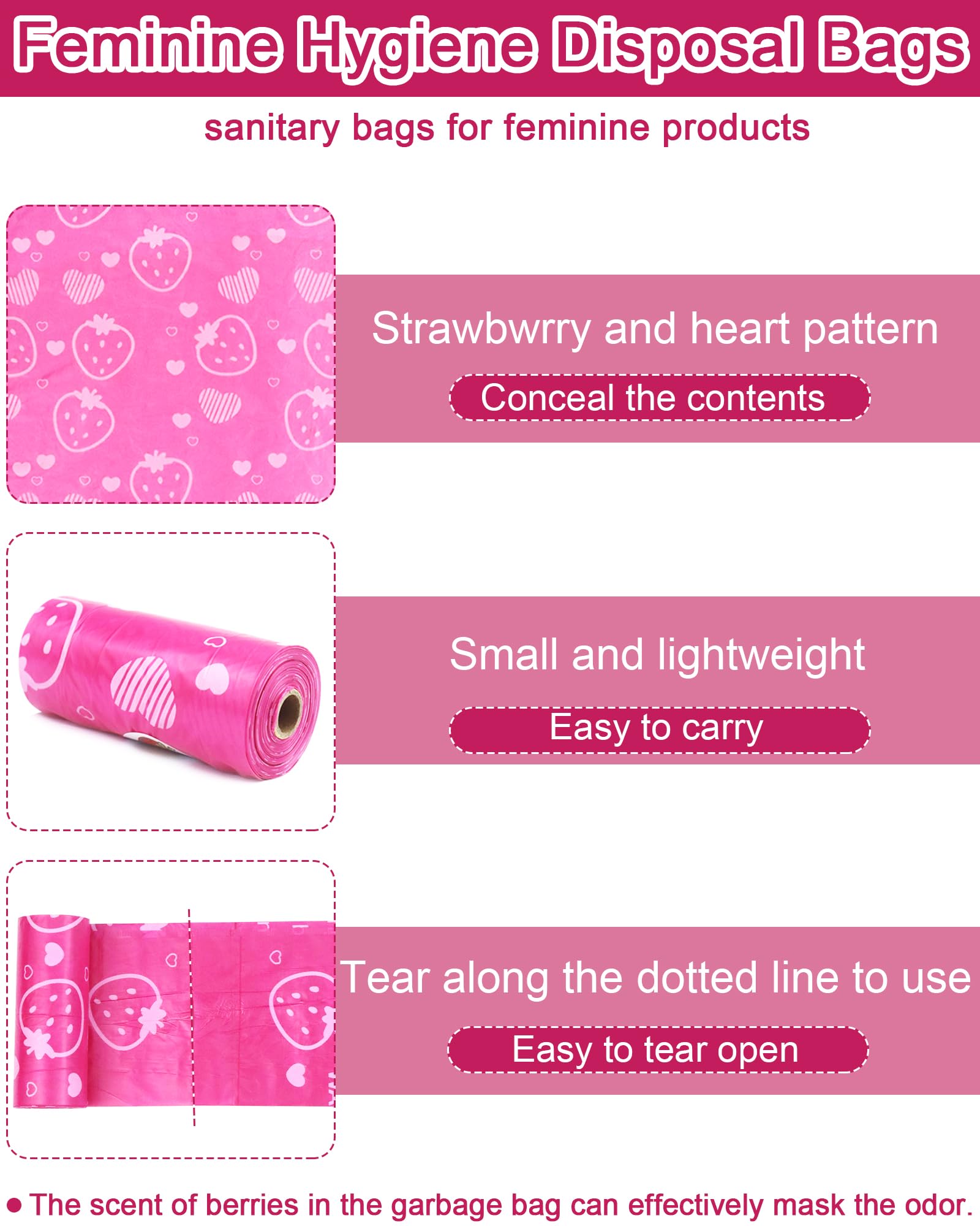 ArtCute bolsas 9x13 pulgadas, tamaño práctico para uso diario y viaje.