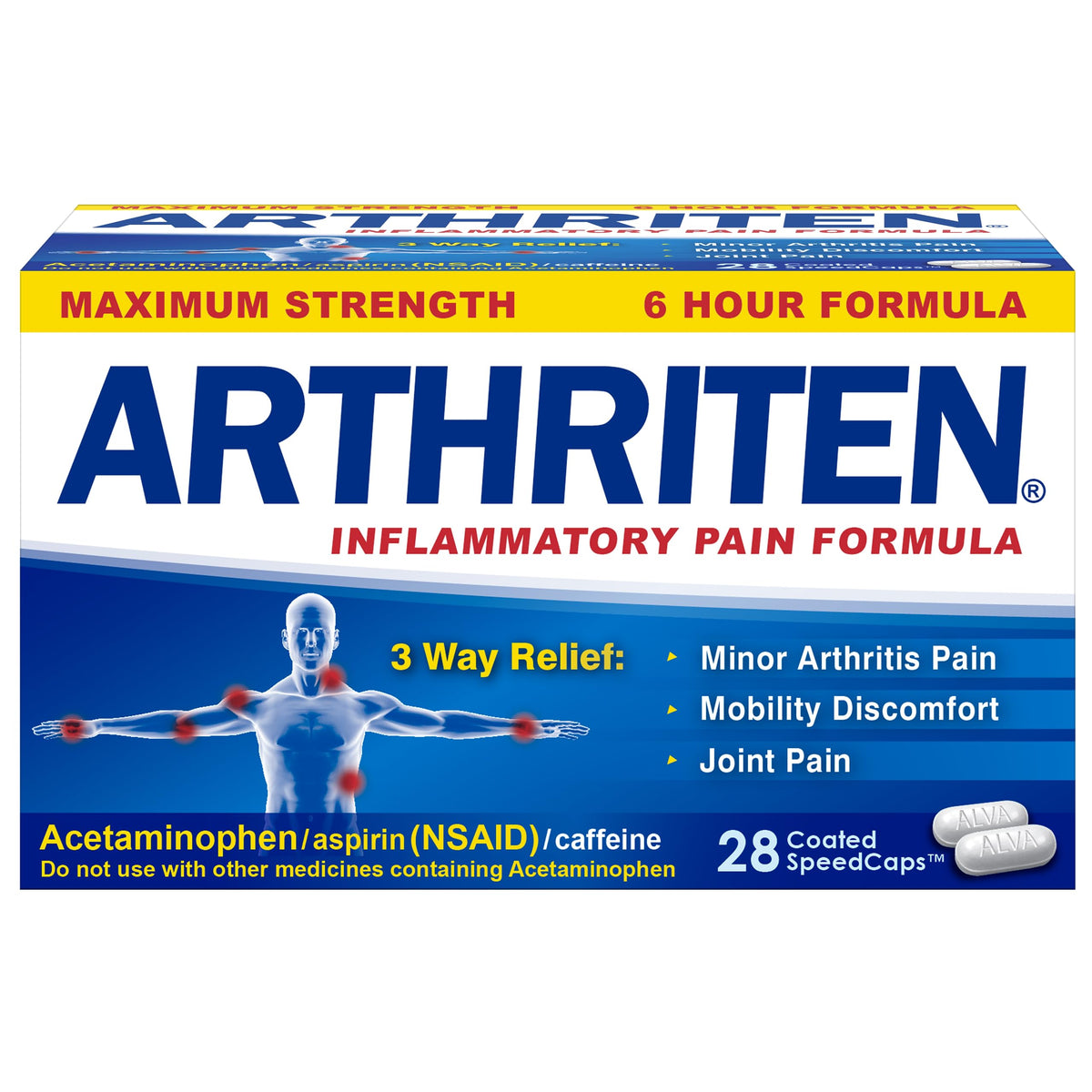 Arthriten Caplets: alivio de múltiples síntomas para articulaciones y movilidad