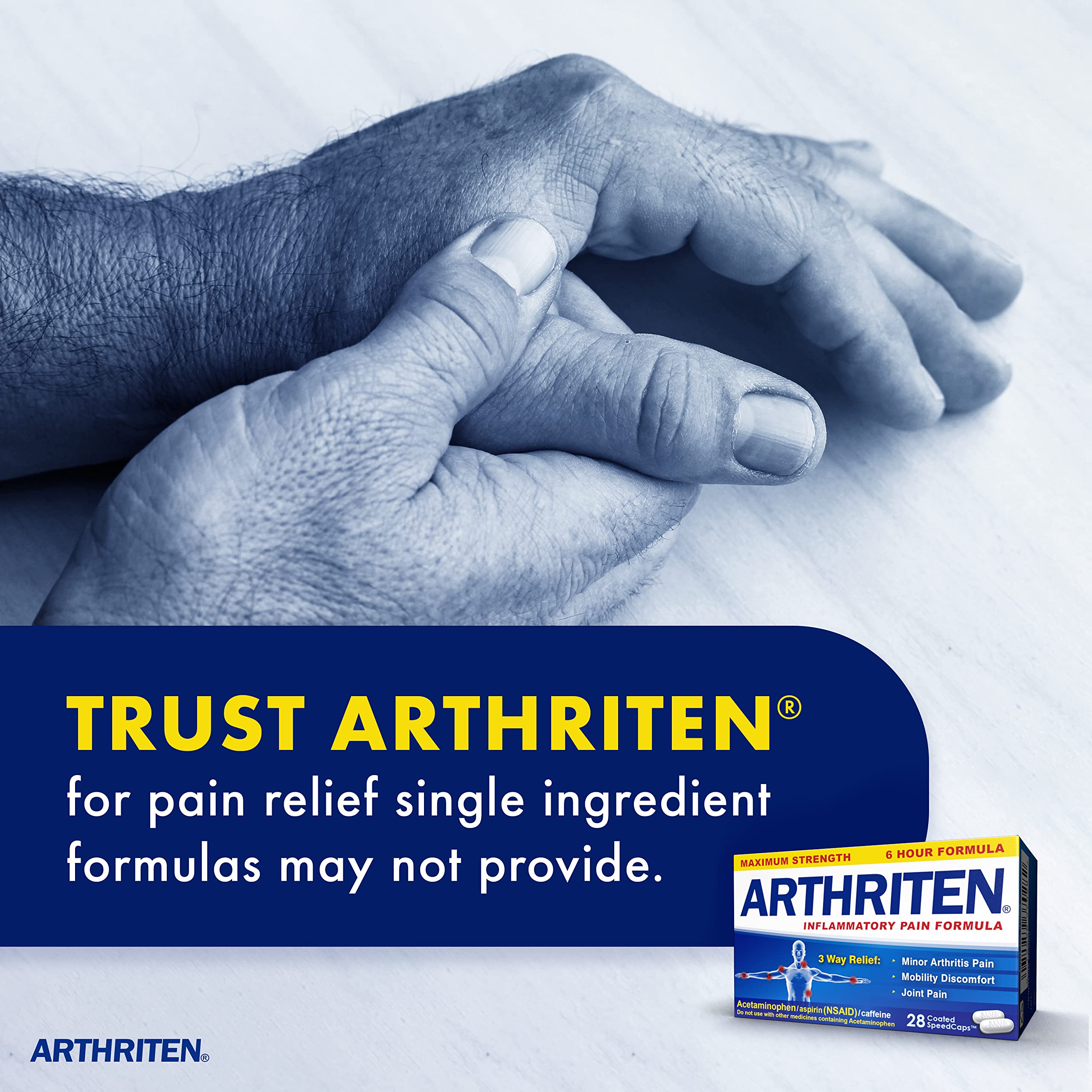 Arthriten Caplets: uso diario para apoyar la movilidad