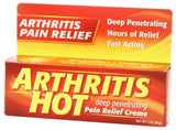 Arthritis Hot crema aplicación área afectada facilita masaje suave