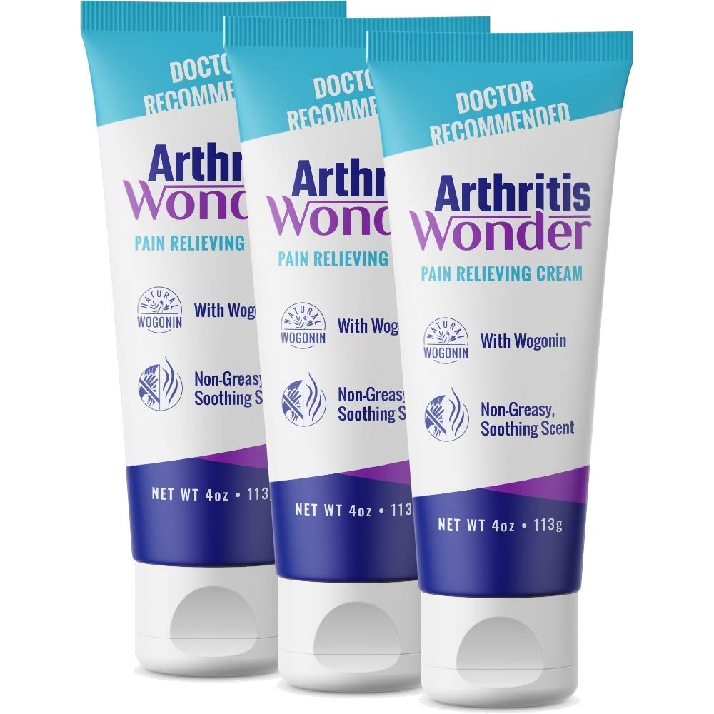 Arthritis Wonder crema-dolor-articulaciones para alivio en manos y rodillas.
