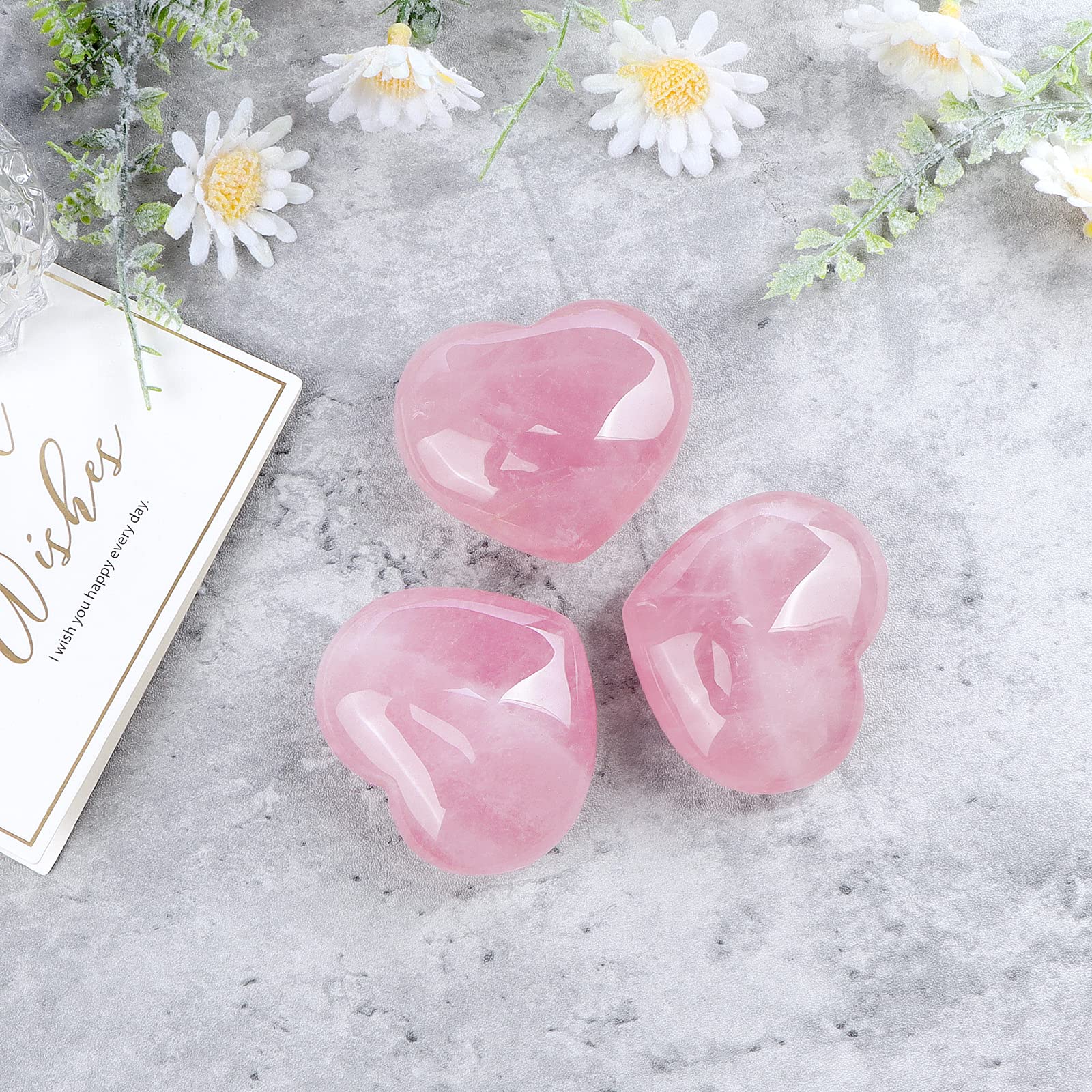 Regalo Artistone con caja para cuarzo rosa, decoración y bienestar.