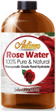 Artizen Aceite de Agua de Rosas, frasco de 8 onzas, aroma floral para aromaterapia y cuidado de piel.