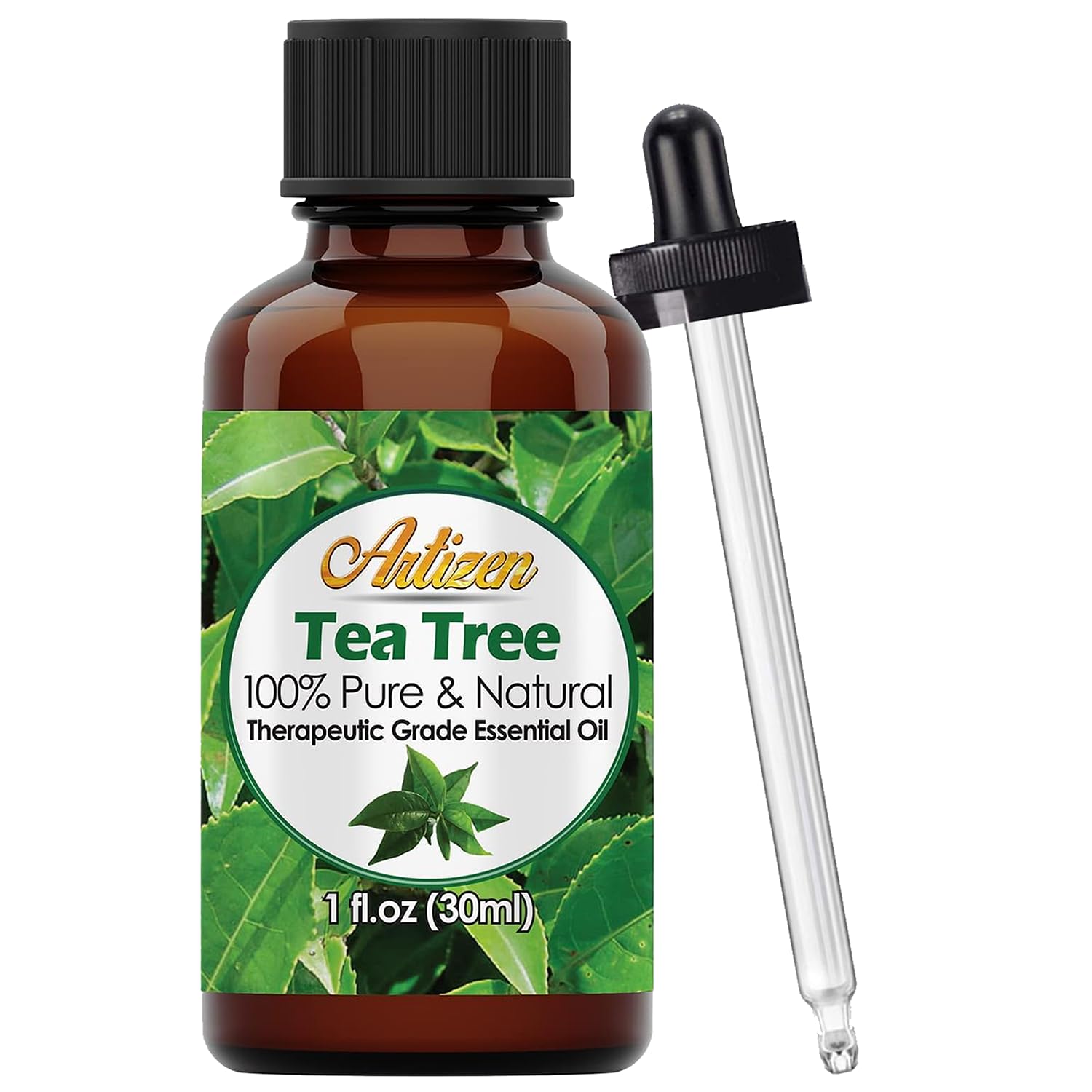 Artizen árbol de té en botella de cristal, conserva pureza y aroma suave