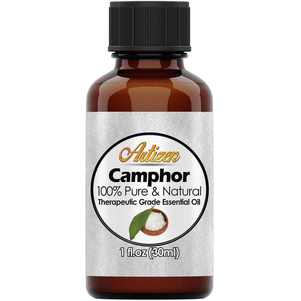Artizen Camfora: botella de vidrio con protección UV para conservar el aroma