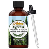 Artizen Ciprés: botella de aceite esencial de vidrio protege la pureza.