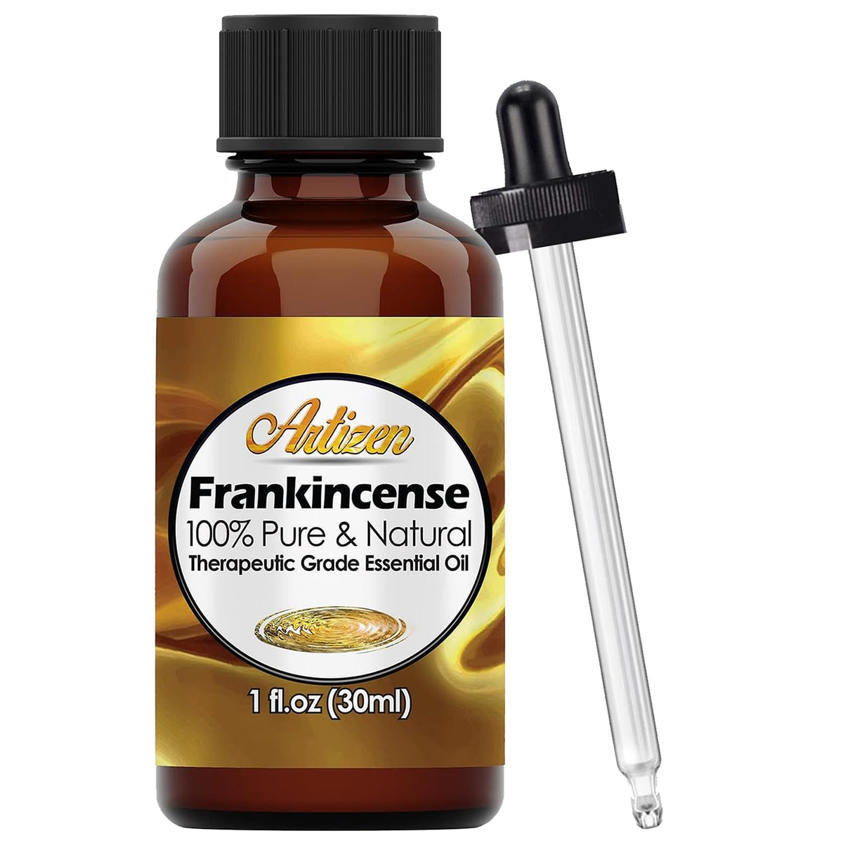 Artizen aceite de incienso 30 ml, botella, aroma suave para difusor relajante.