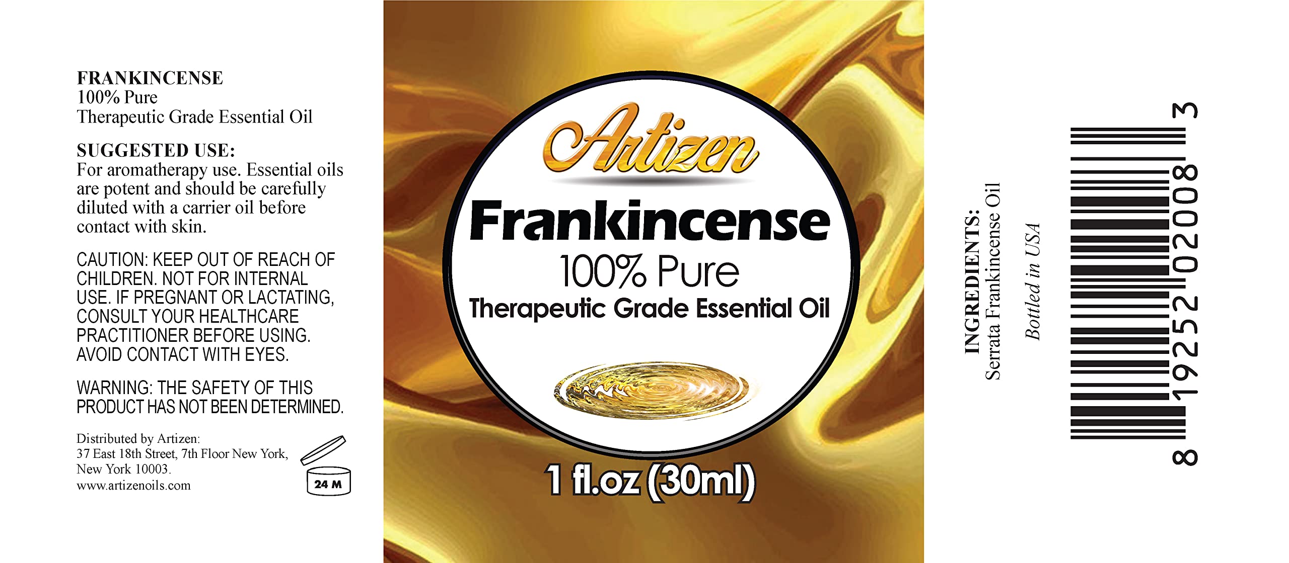 Artizen aceite de incienso en difusor, aroma tranquilizador para el hogar.