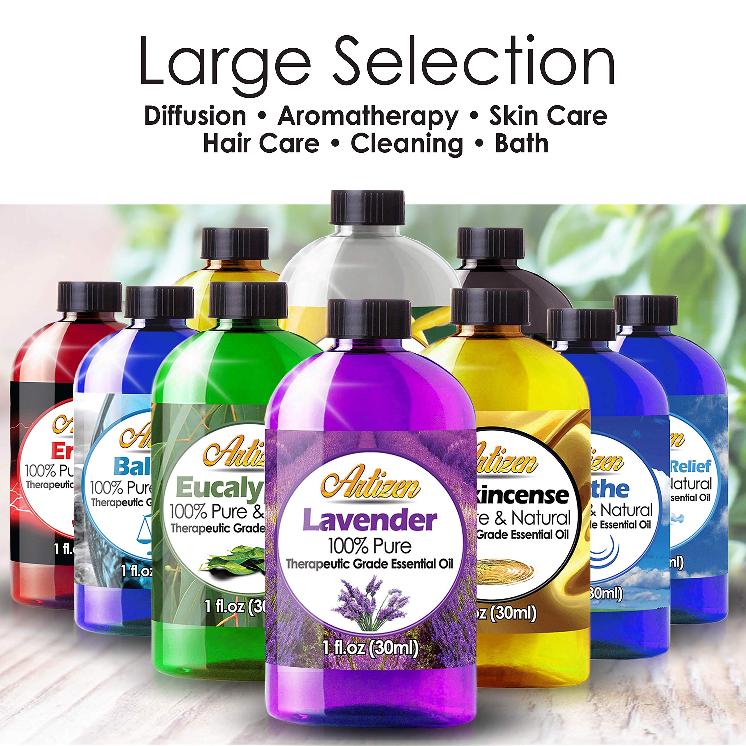Artizen Caja-regalo de aceite esencial limón para regalo aromático.