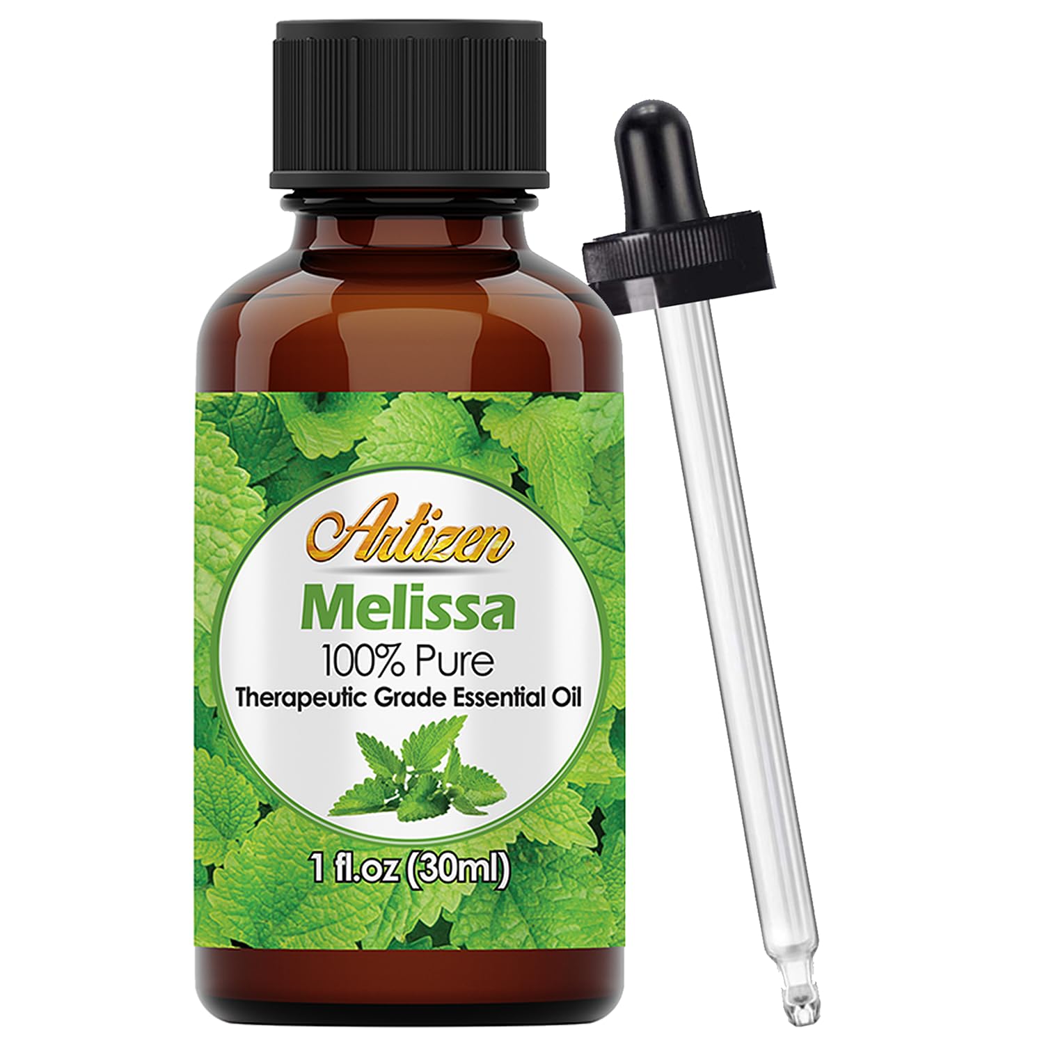 Artizen Melissa, botella 30 ml con aroma puro para aromaterapia en casa