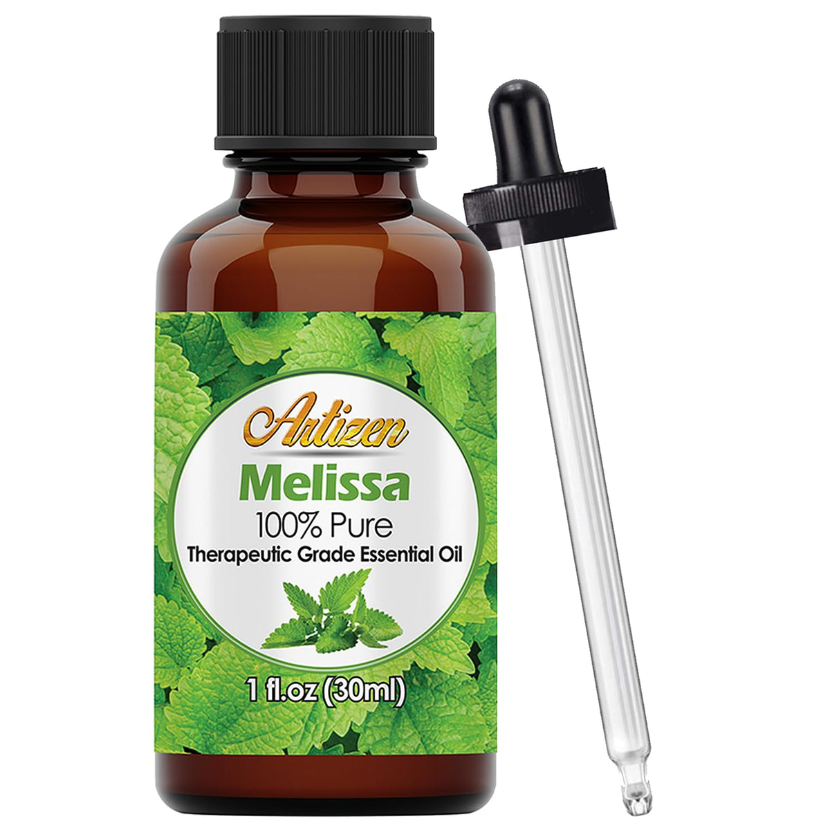 Artizen Melissa, botella 30 ml con aroma puro para aromaterapia en casa