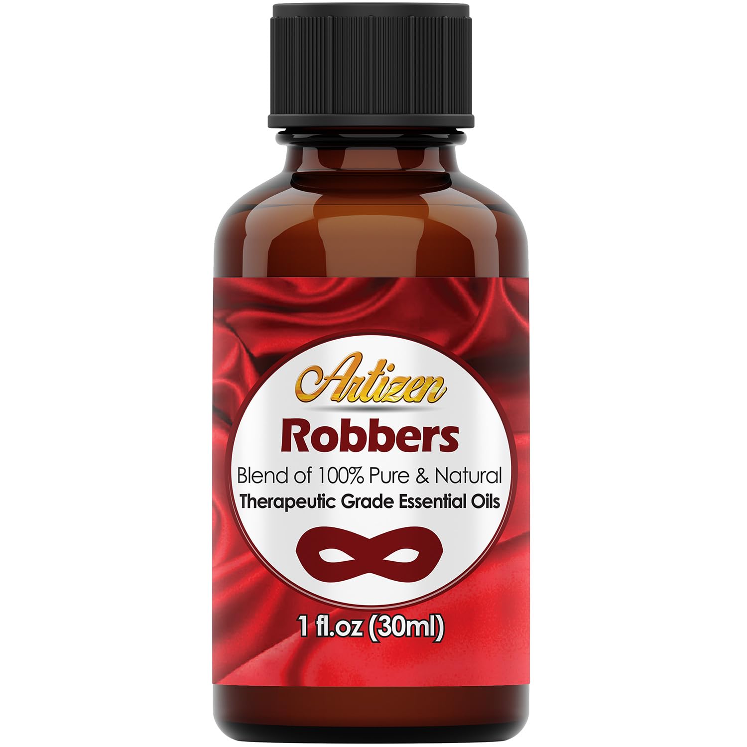 Artizen Robbers Blend en botella de vidrio para aromaterapia