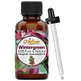 Artizen Wintergreen: bote de vidrio con gotero para aromaterapia suave