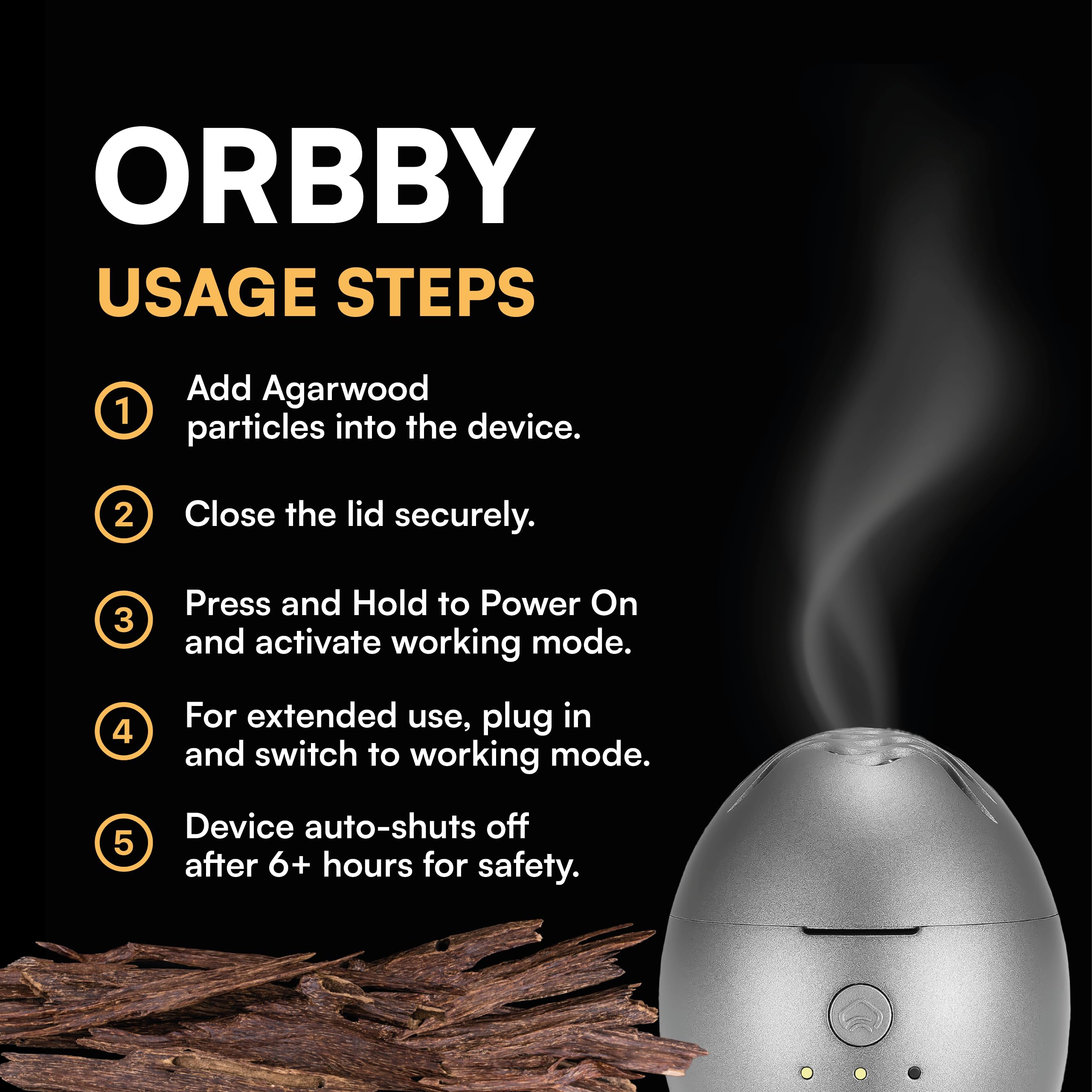 Orbby tiene diseño compacto, ideal para viajes y escritorio