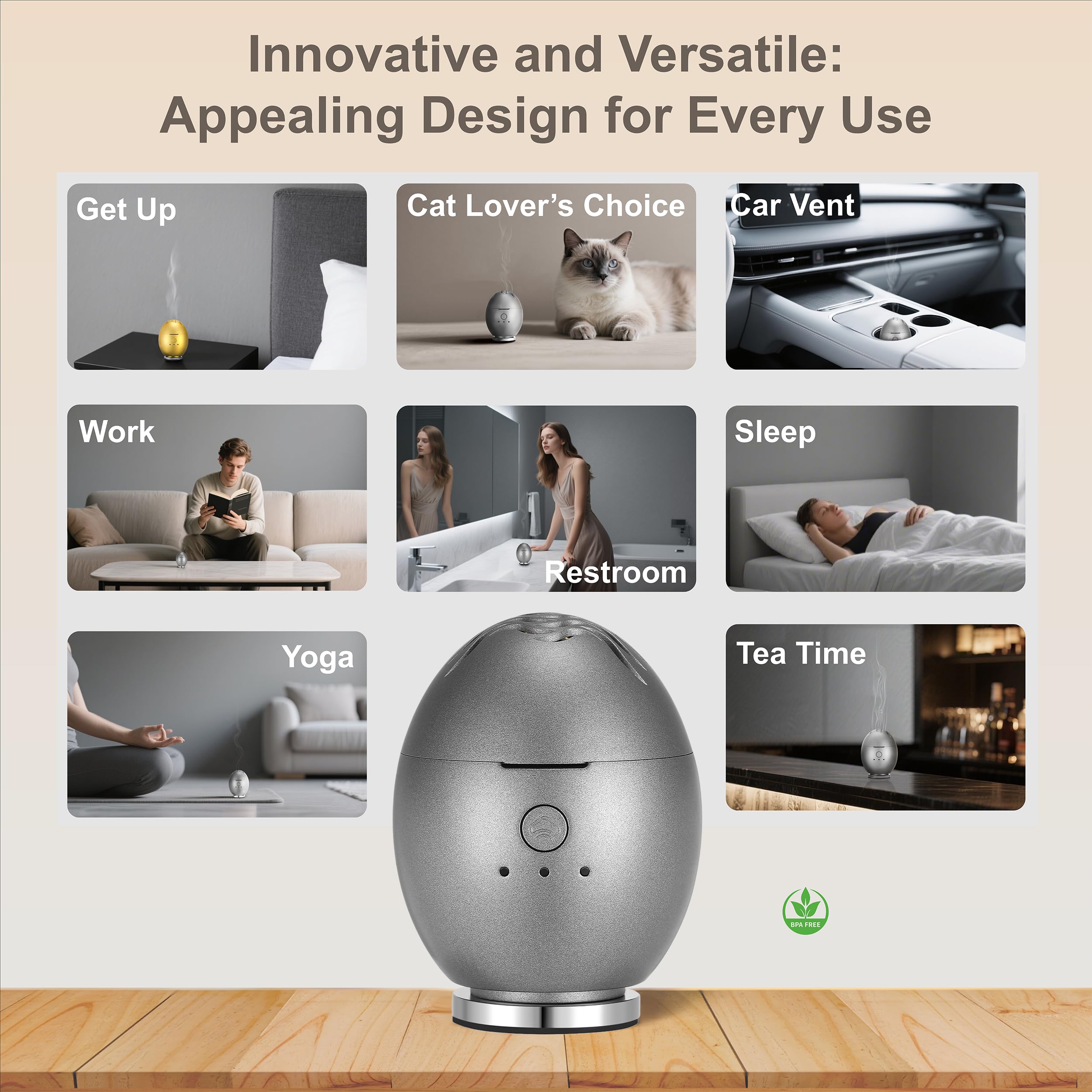 Opciones de alimentación y temporizador automático para Orbby.