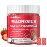 ArtsBear gomitas magnesio glicinato sabor fresa para relajación diaria