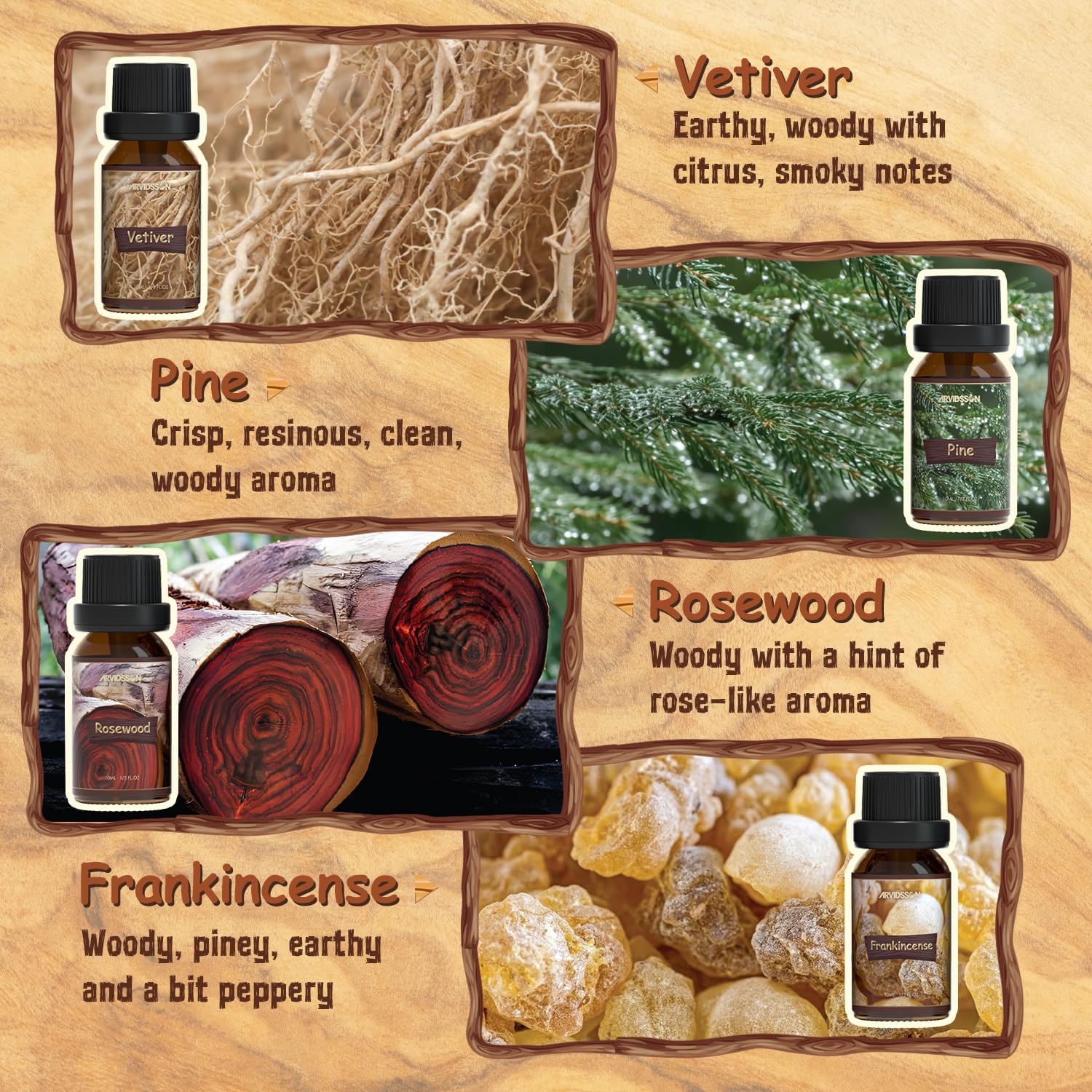 ARVIDSSON aceite de pino 10 ml: aroma fresco para difusor.