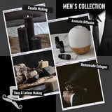 ARVIDSSON aceites masculinos, frasco-mirra, potencias mezclas aromáticas profundas.