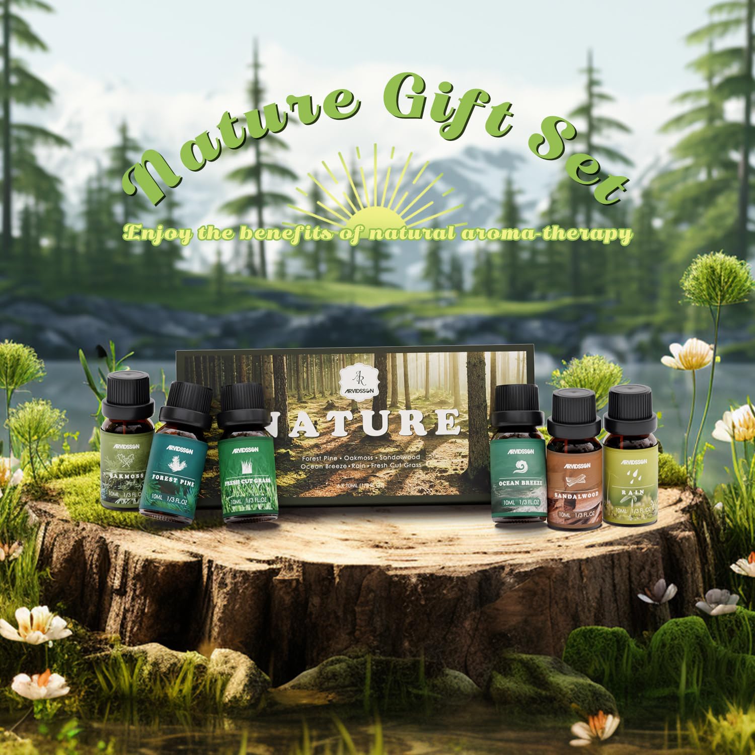 ARVIDSSON aroma pino para crear ambiente de bosque