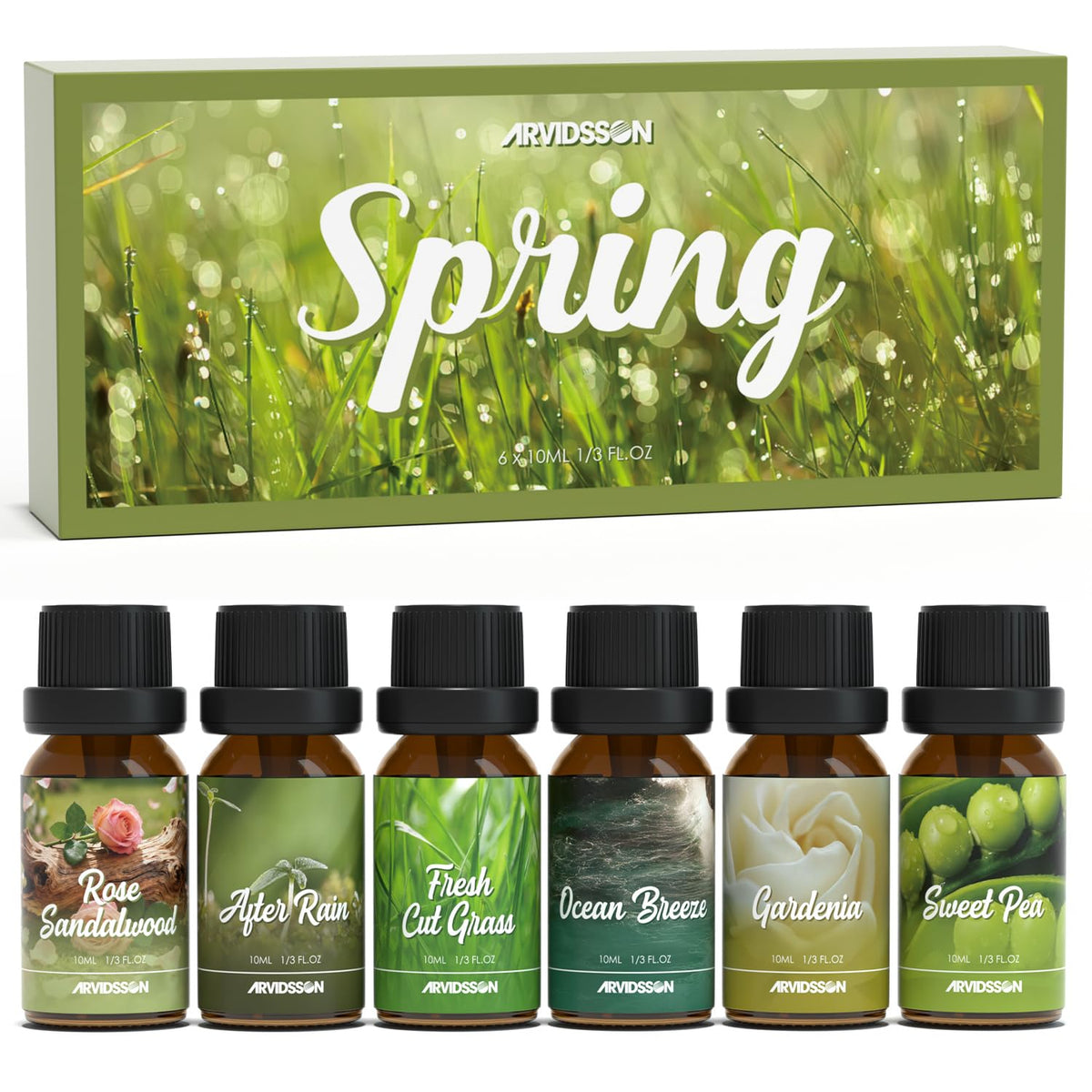 ARVIDSSON aceites primavera después-de-la-lluvia para difusor, ambiente renovado y fresco