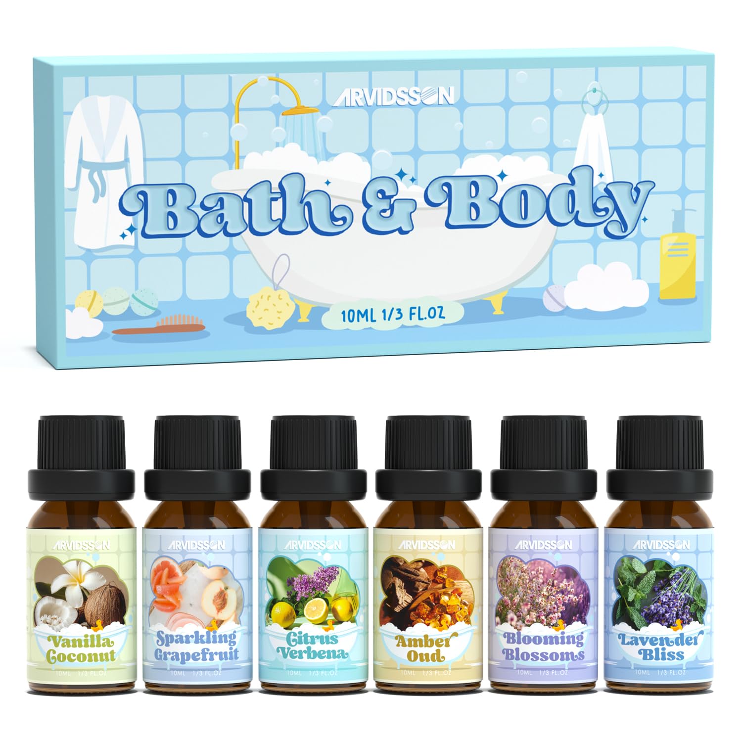 ARVIDSSON aceites aromáticos para baño vainilla coco: spa en casa.