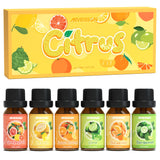 ARVIDSSON conjunto citricos frascos aceites para difusor, aromas refrescantes