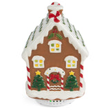 ARVIDSSON difusor navideño con casa galleta visto de frente para ambiente festivo
