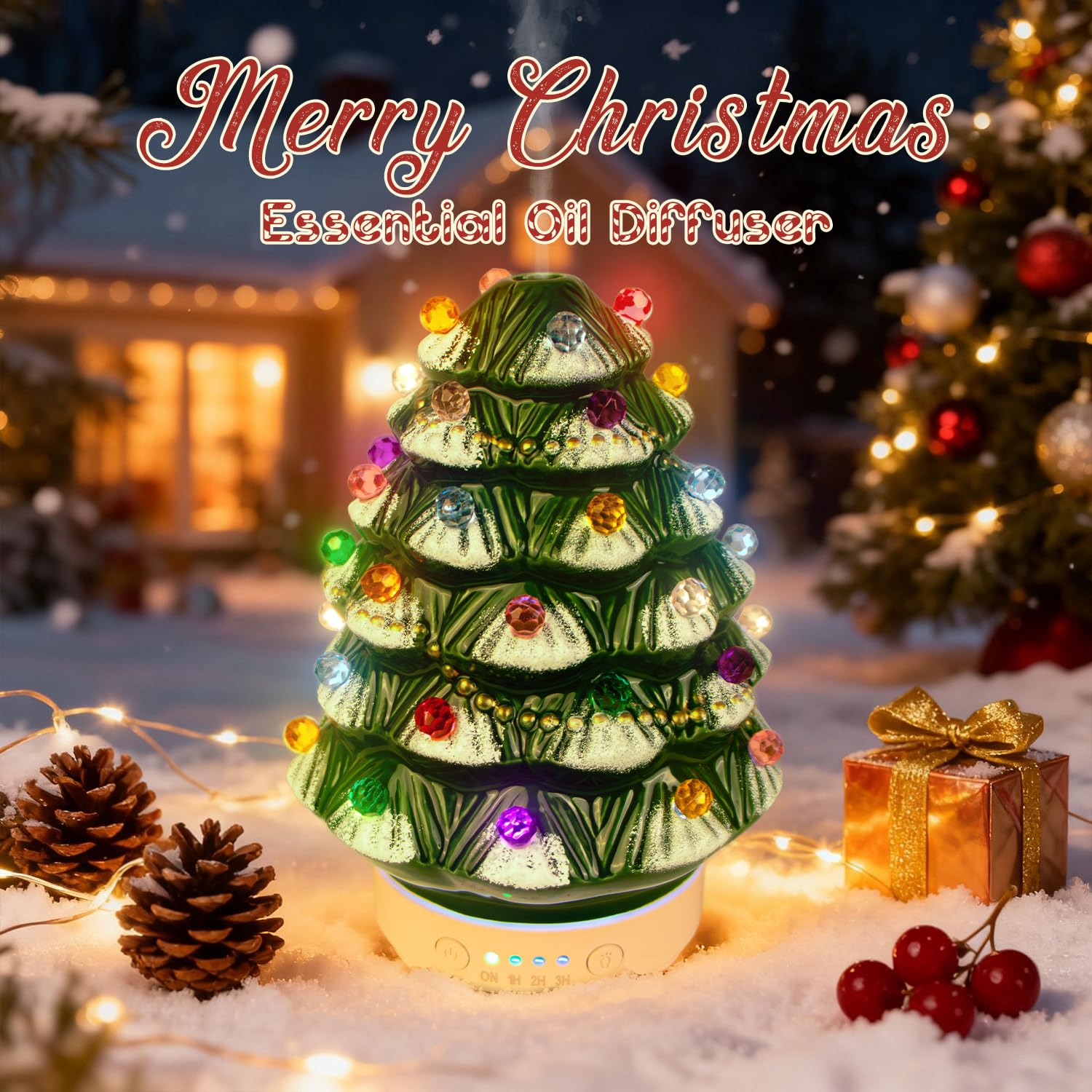 ARVIDSSON difusor navidad temporizador y apagado automático para seguridad