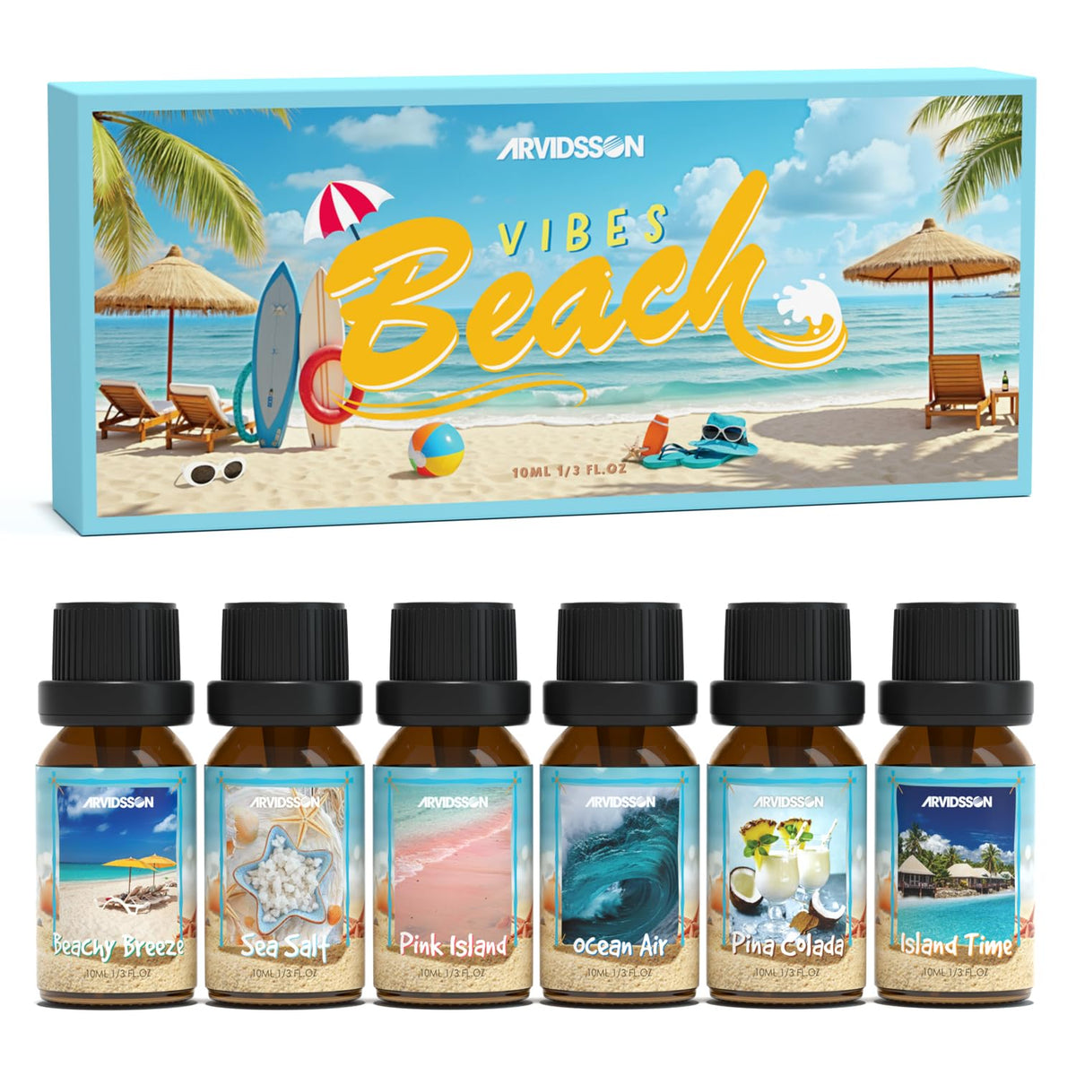 ARVIDSSON difusor con aceites para crear atmósfera de playa y brisa marina en casa