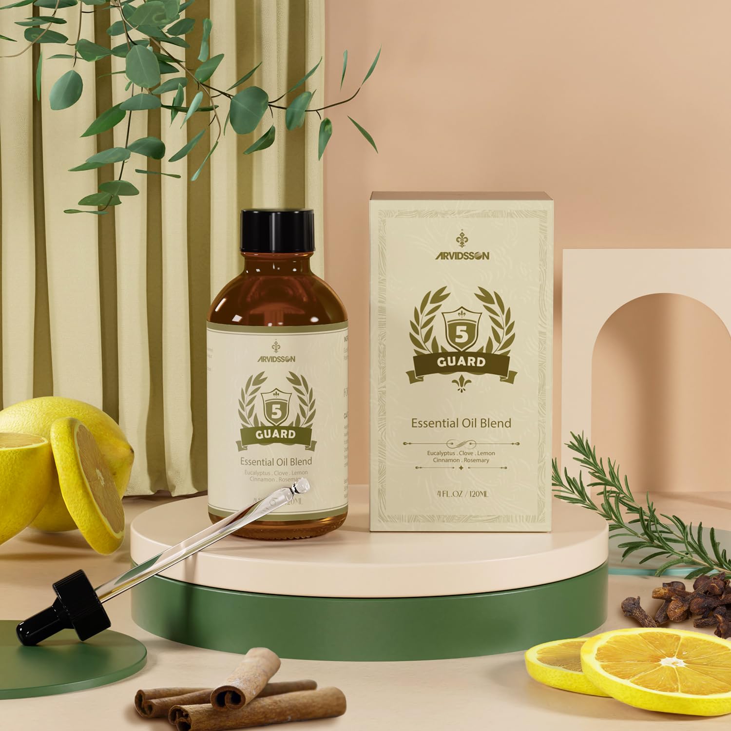 ARVIDSSON Five Guard: uso para limpieza de superficies con aroma agradable.