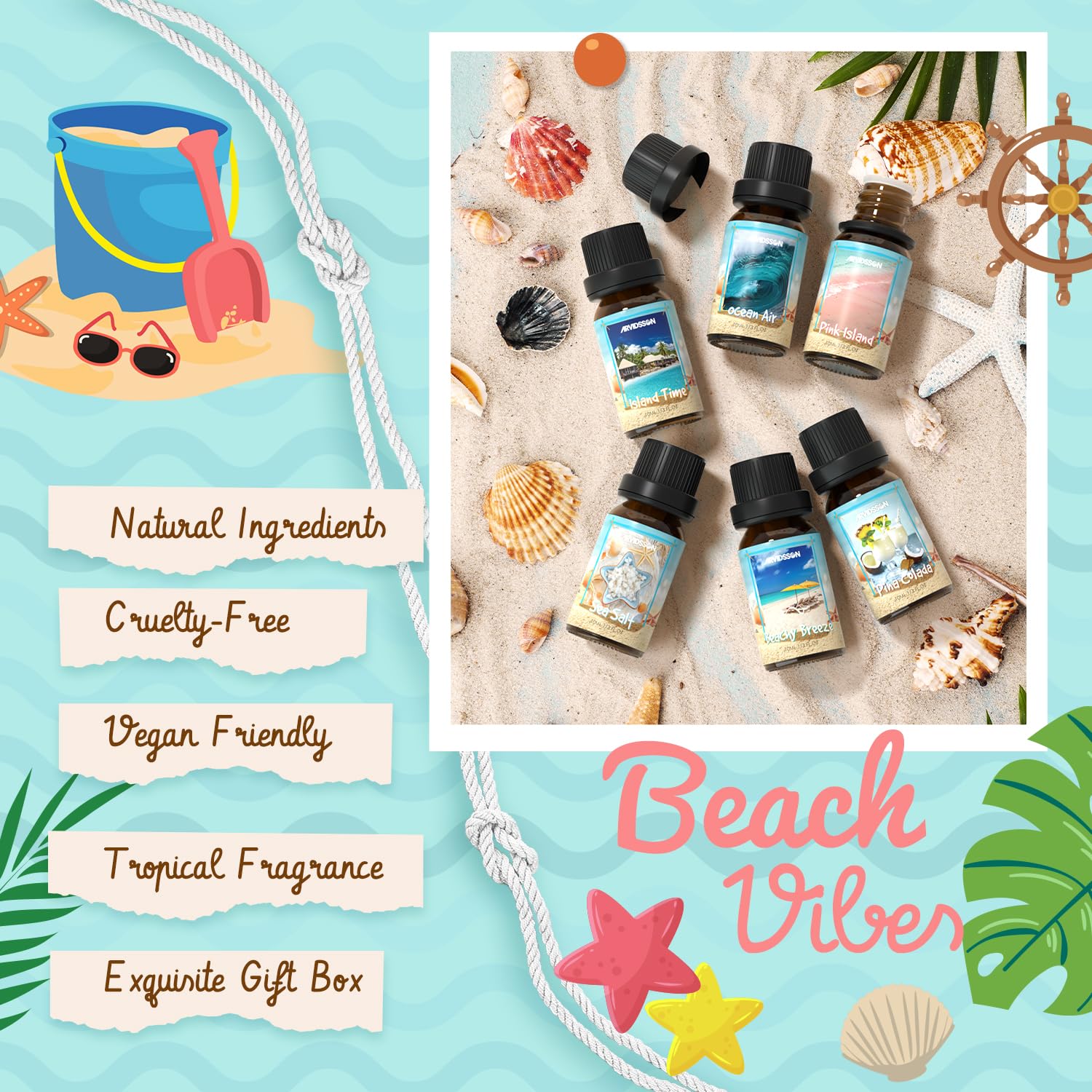 ARVIDSSON fragancia piña-colada para baño o sala con aroma caribeño