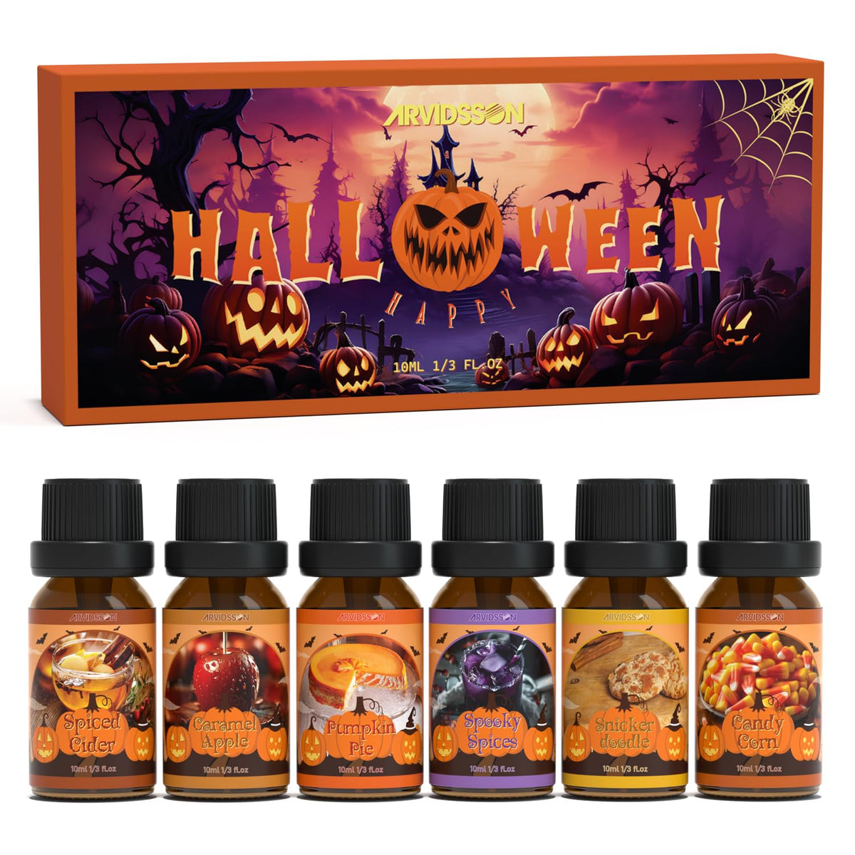 ARVIDSSON Pastel de Calabaza para difusor, aroma acogedor para la noche de brujas