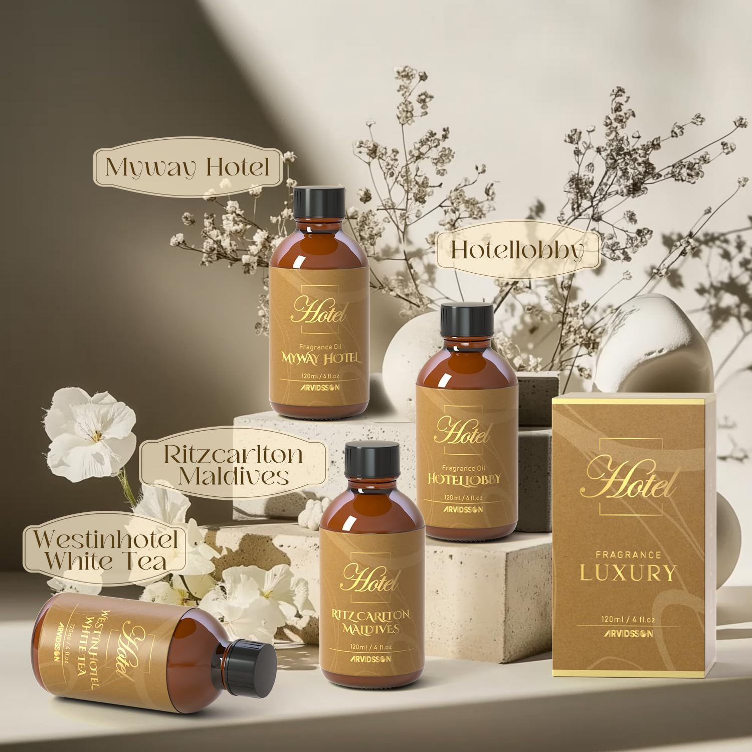 ARVIDSSON regalo lujo difusor-aceite 120ml para sorprender.