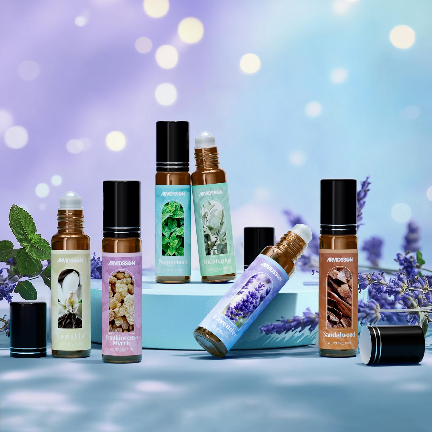 ARVIDSSON roll-on menta: sensación refrescante para pulso y despertar