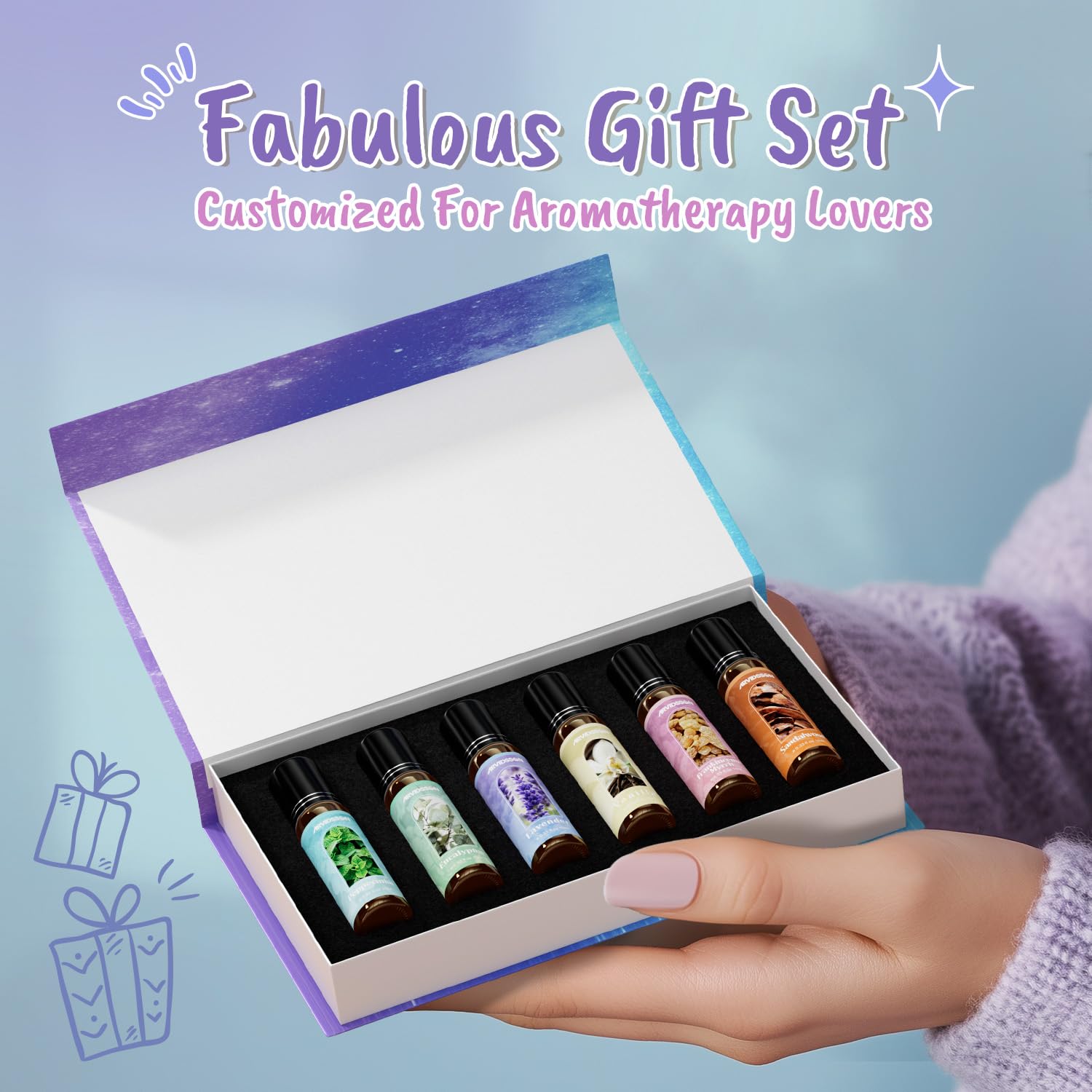 ARVIDSSON set regalo: empaque elegante para regalo de aceites esenciales