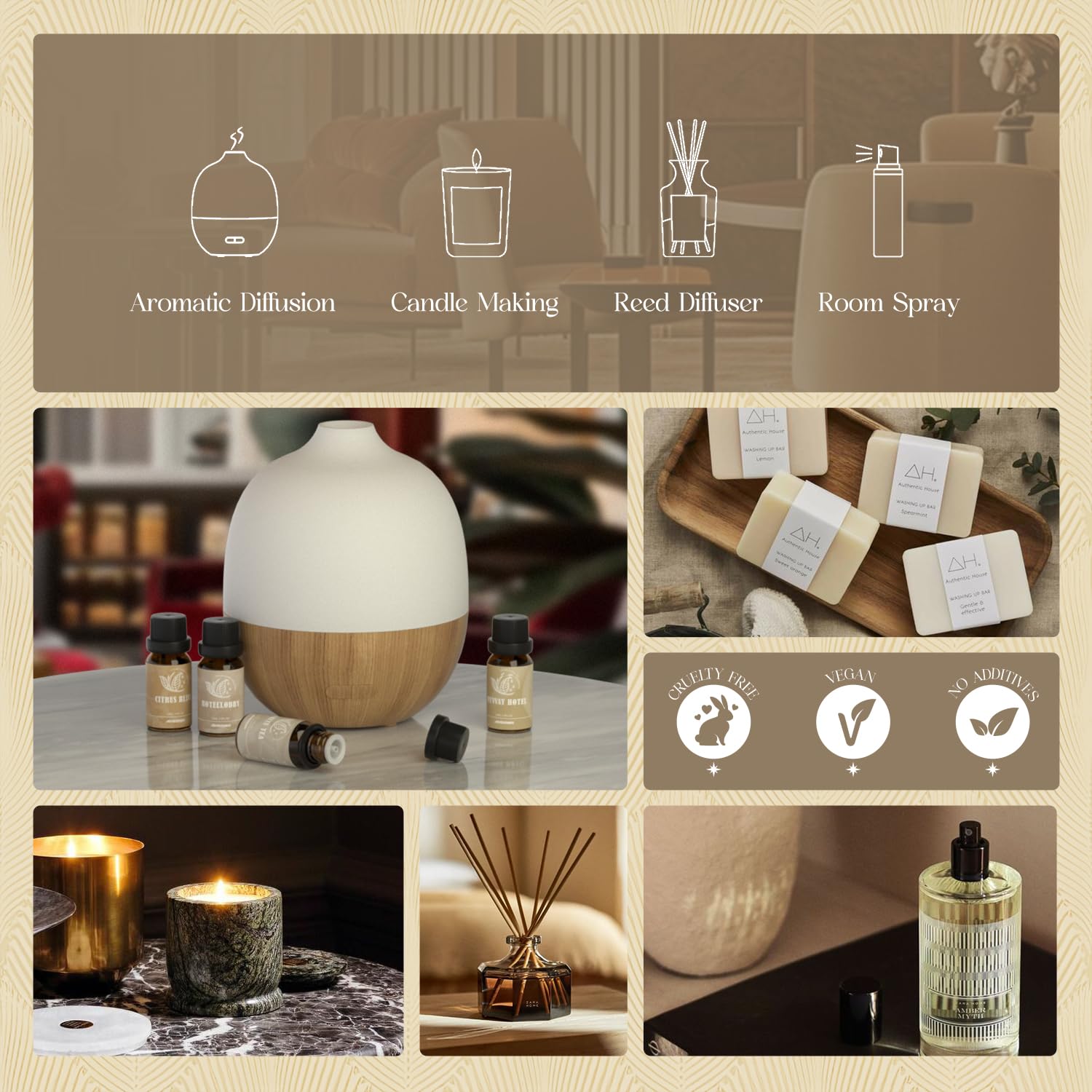 ARVIDSSON Set Regalo: difusores de aceites para ocasiones especiales.