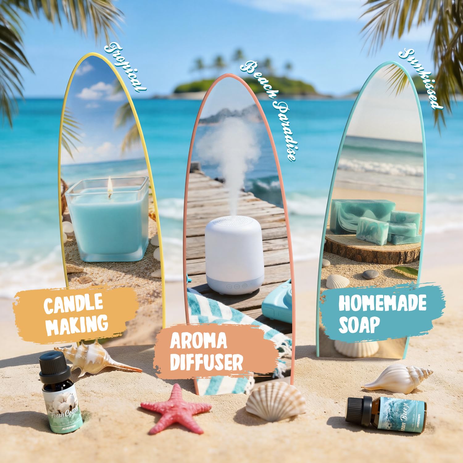 ARVIDSSON Coconut para difusor, notas cremosas de coco