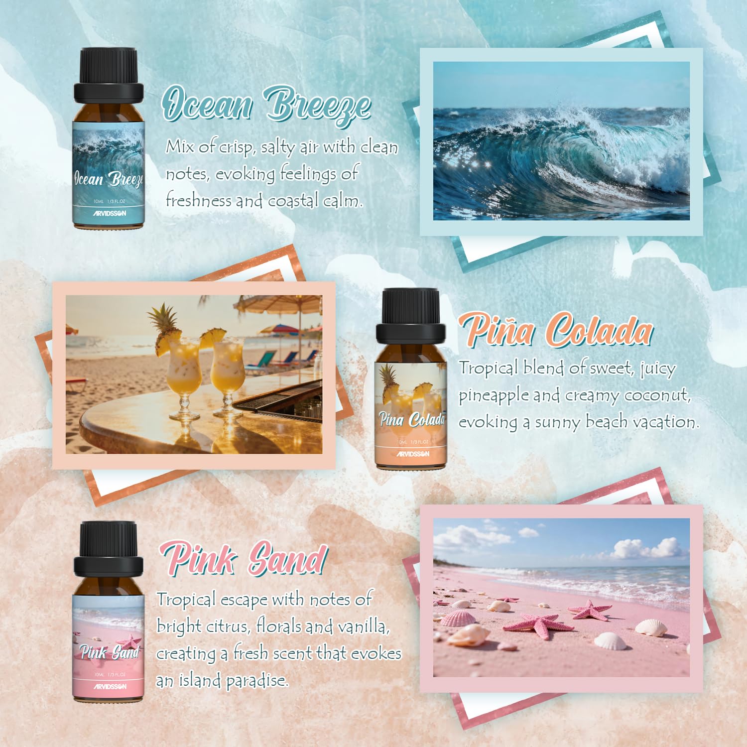 ARVIDSSON Fresh Cotton para difusor, aroma limpio y suave