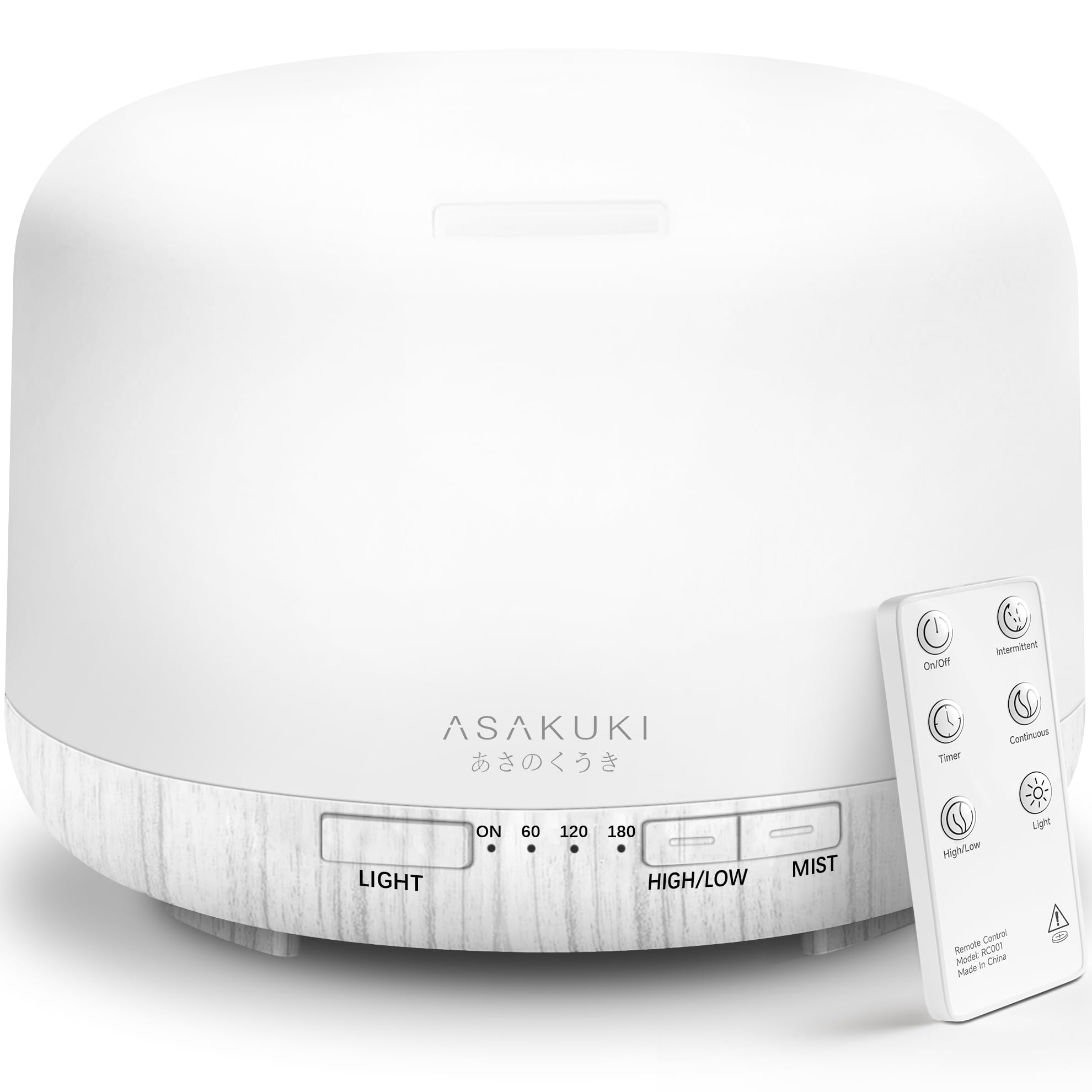 ASAKUKI difusor 500 ml en mesa para uso diario en el salón.