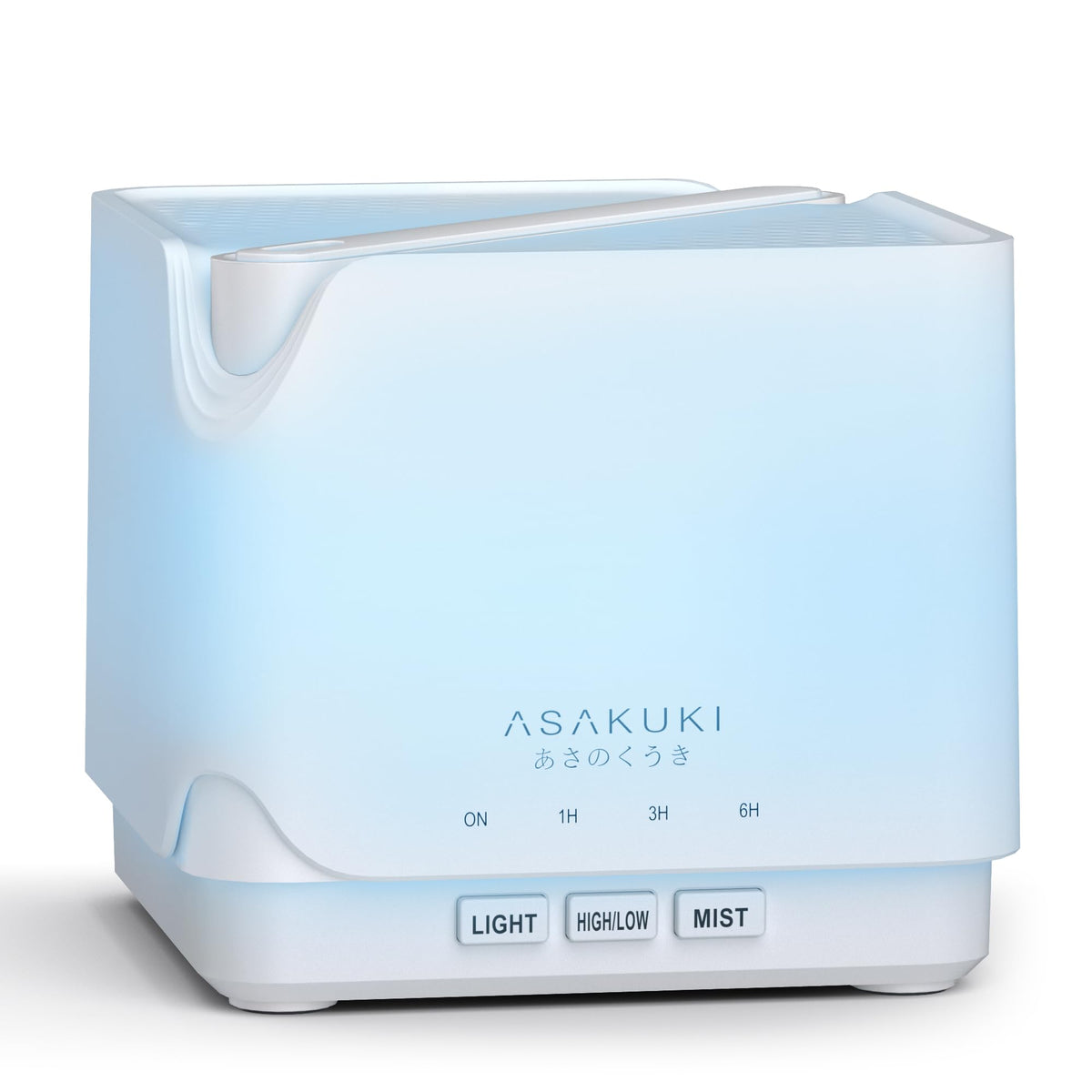 ASAKUKI difusor de aceites esenciales, 700 ml, ideal para espacios grandes y uso prolongado.